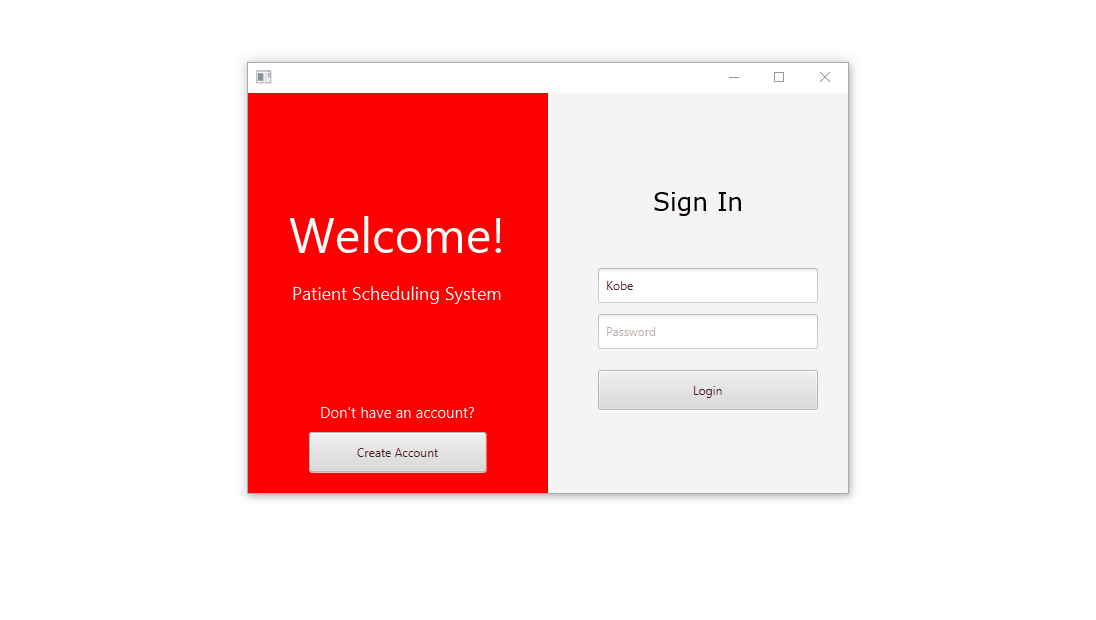 Patient Scheduling System